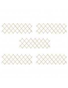 Recinzione a Traliccio 5 pz in Legno di Abete 180x80 cm 2