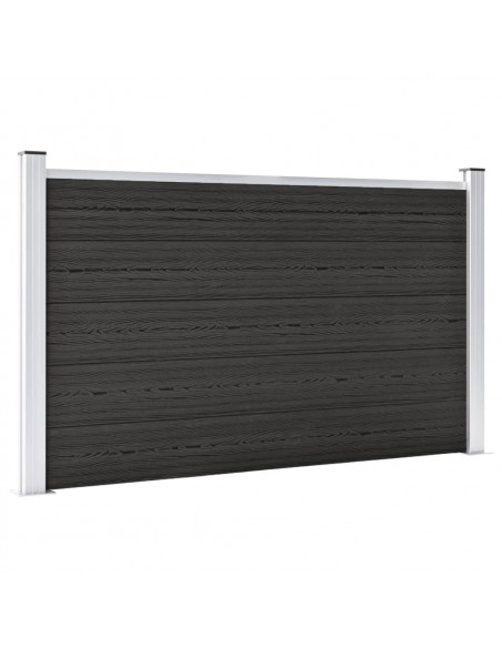 Pannello di Recinzione in WPC 180x105 cm Grigio