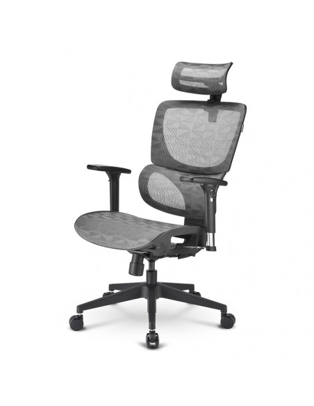 SHARKOON SEDIA OFFICE, FULL MESH, CLASS-4 GASLIFT, 3D ARMREST  HEADREST, 5 HEIGHTS ADJUSTABLE BACKR