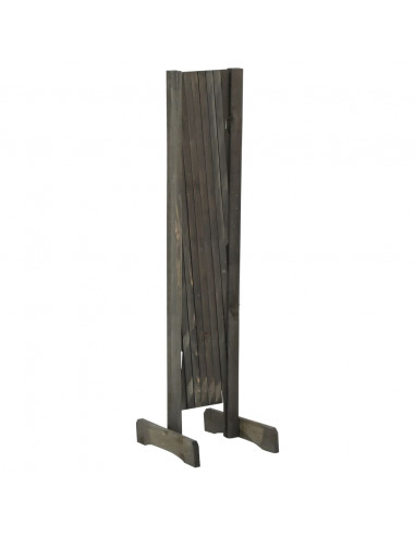 Traliccio da Giardino Grigio 120x90 cm in Massello di Abete