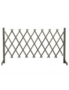 Traliccio da Giardino Grigio 150x80 cm in Massello di Abete 2