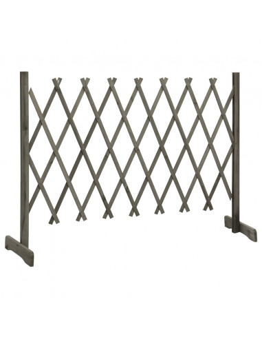 Traliccio da Giardino Grigio 150x80 cm in Massello di Abete