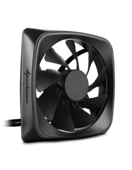 SHARKOON VENTOLA CASE RGB SHARK LIGHTS, 1000 RPM, CONNETTORE A 3 PIN, 12V, LUNGHEZZA CAVO 45CM