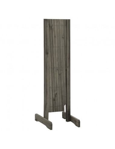 Traliccio da Giardino Grigio 150x80 cm in Massello di Abete