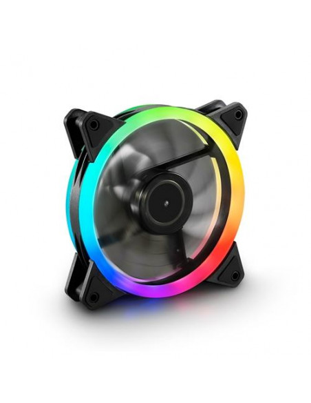 SHARKOON VENTOLA CASE SHARK BLADES PWM RGB RING FAN 120X120X25, PWM