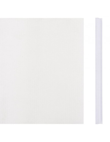Recinzione Frangivento da Giardino PVC 70x0,19 m Bianco