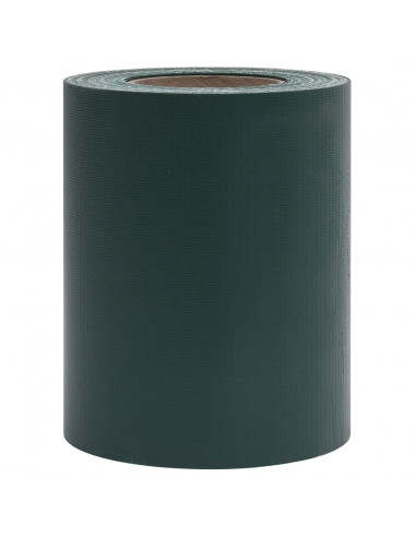 Recinzione Frangivento 4 pz in PVC 35x0,19m Verde Opaco