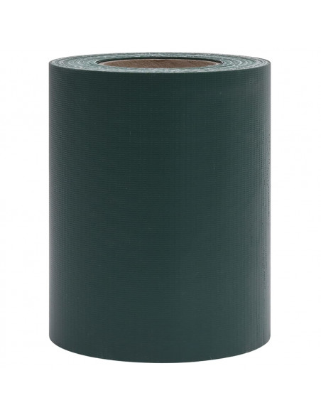 Recinzione Frangivento 4 pz in PVC 35x0,19m Verde Opaco