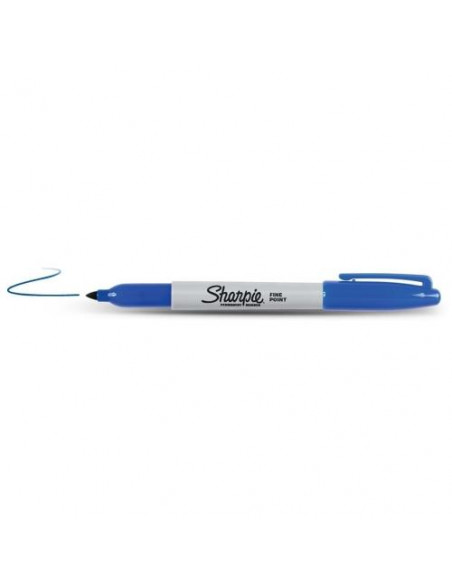 SHARPIE CF12MARCAT FINE P/TONDA BLU