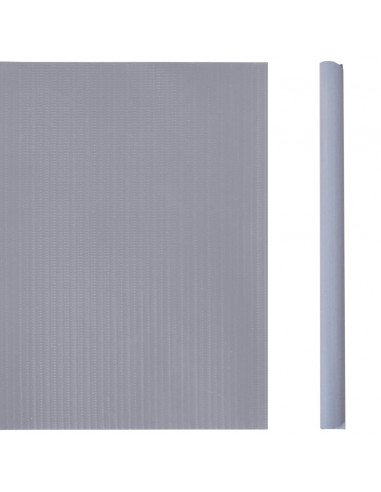 Recinzione Frangivento 4 pz in PVC 35x0,19m Grigio Chiaro Opaco