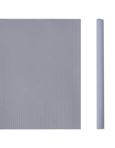 Recinzione Frangivento 4 pz in PVC 35x0,19m Grigio Chiaro Opaco
