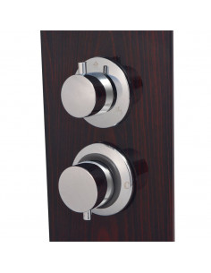 Sistema Pannello Doccia in Vetro Marrone