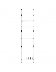 Sistema per Guardaroba Telescopico Aste Mensole in Alluminio