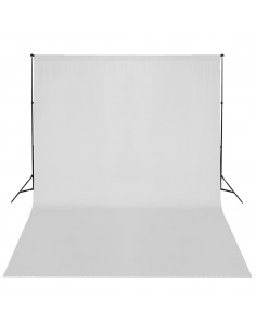 Sistema Portafondali con Fondale Bianco 300 x 300 cm