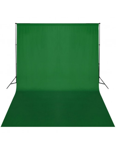 Sistema Portafondali con Fondale Verde 300 x 300 cm