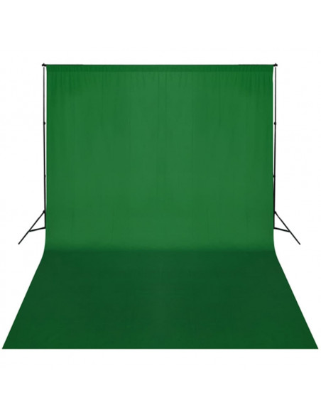 Sistema Portafondali con Fondale Verde 300 x 300 cm