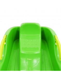 Slittino con Freni Verde 87x40x18 cm in Polipropilene