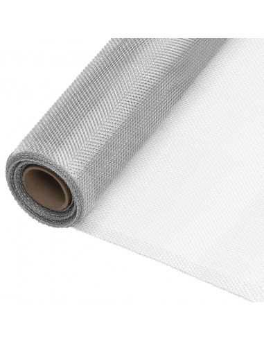 Zanzariera in Alluminio 80x1000 cm Argento