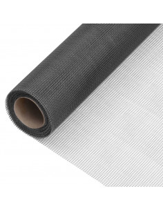 Zanzariera in Fibra di Vetro 60x1000 cm Nera 2