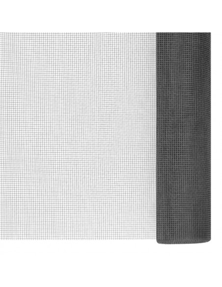 Zanzariera in Fibra di Vetro 80x2000 cm Nera