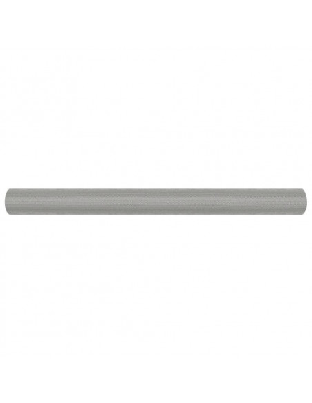 Recinzione in Rete in Acciaio Inossidabile 80x1000 cm Argento
