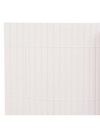 Recinzione da Giardino a Doppio Lato 90x300 cm Bianca