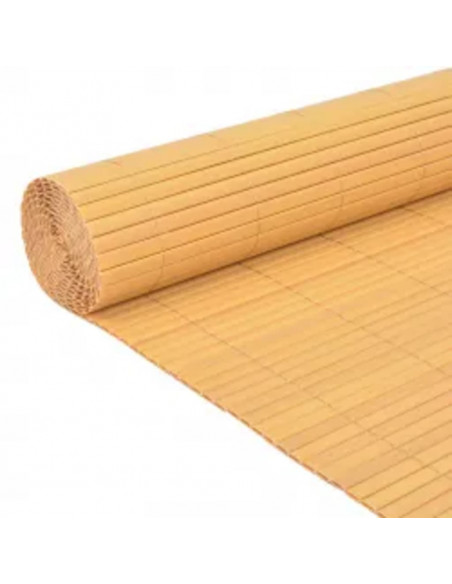 Recinzione da Giardino a Doppio Lato 90x400 cm Gialla