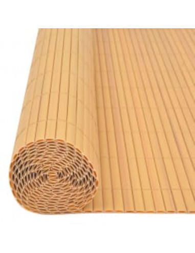 Recinzione da Giardino a Doppio Lato 90x400 cm Gialla