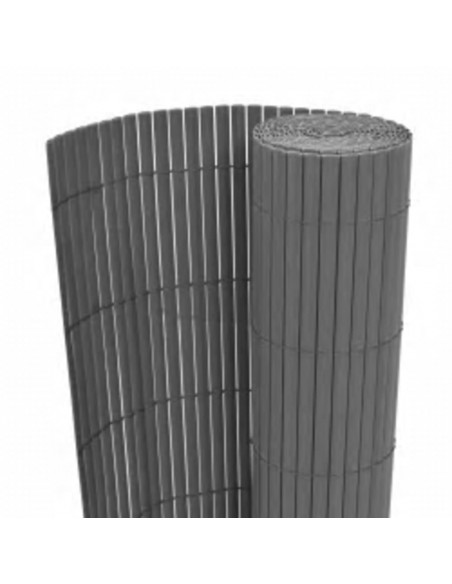 Recinzione da Giardino a Doppio Lato 90x400 cm Grigio