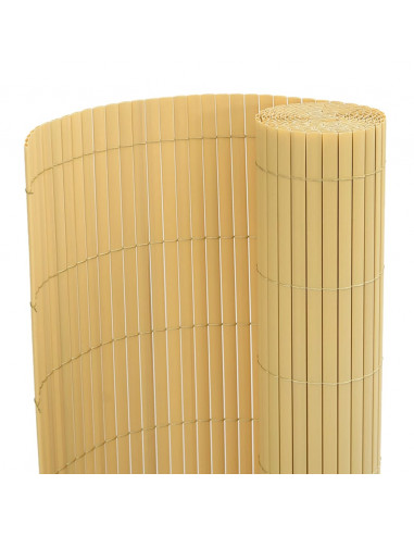 Recinzione da Giardino a Doppio Lato 110x400 cm Gialla