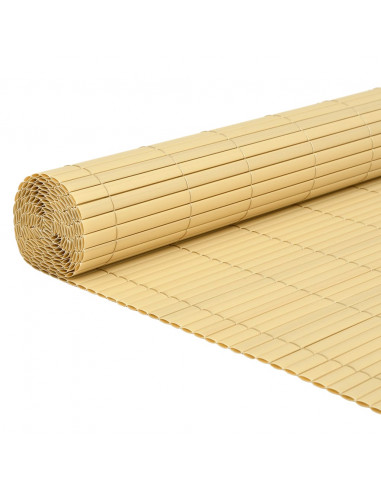 Recinzione da Giardino a Doppio Lato 110x400 cm Gialla