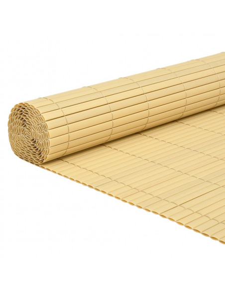 Recinzione da Giardino a Doppio Lato 110x400 cm Gialla