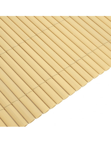 Recinzione da Giardino a Doppio Lato 110x400 cm Gialla