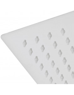 Soffione per Doccia a Pioggia 2 pz Acciaio Inossidabile 20x30cm