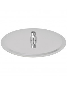 Soffione per Doccia a Pioggia 2 pz Acciaio Inossidabile Ø 30 cm