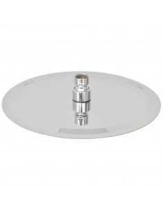 Soffione per Doccia a Pioggia 2pz Acciaio Inossidabile Ø 25 cm