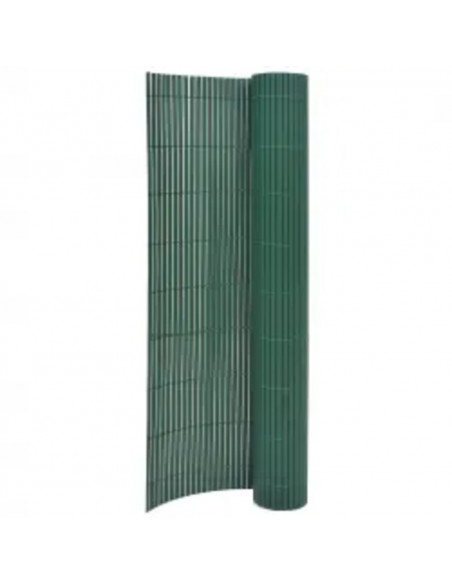 Recinzione da Giardino a Doppio Lato 110x500 cm Verde