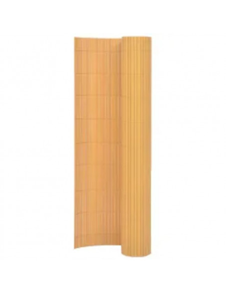Recinzione da Giardino a Doppio Lato 110x500 cm Gialla