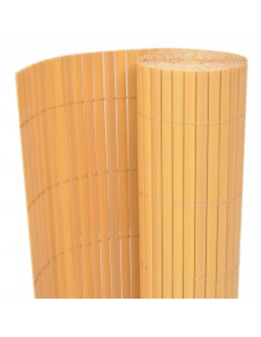 Recinzione da Giardino a Doppio Lato 110x500 cm Gialla