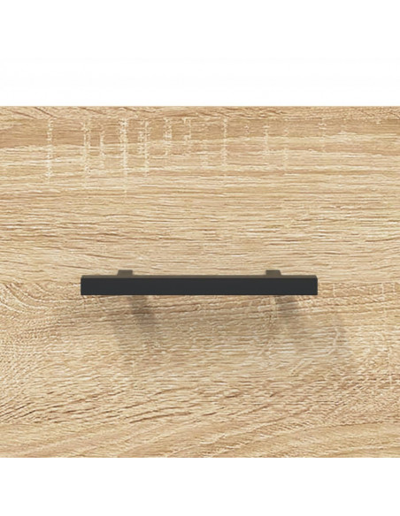 Panca Porta Scarpe Rovere Sonoma 102x35x55 cm Legno Multistrato