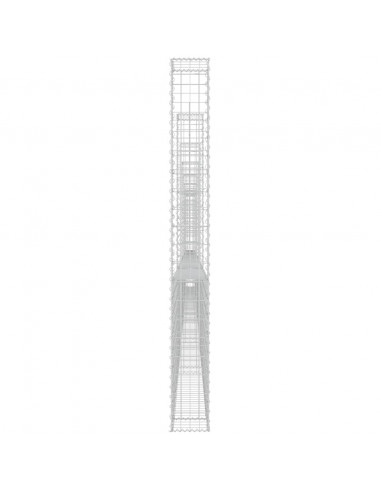 Gabbione a U con 8 Pali in Ferro 860x20x200 cm