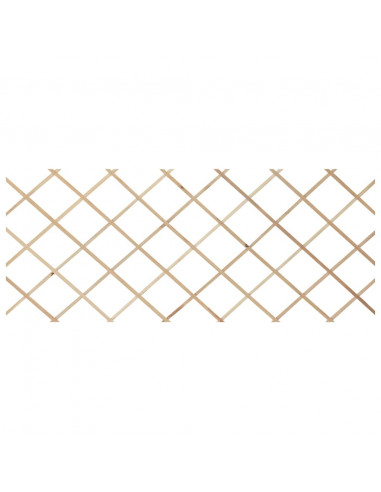 Recinzione a Traliccio 5 pz in Massello Abete 180x80 cm