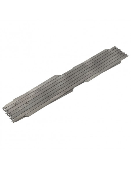 Recinzione a Traliccio 5 pz in Massello Abete Grigio 180x60 cm