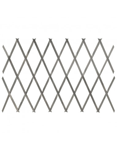 Recinzione a Traliccio 5 pz in Massello Abete Grigio 180x60 cm