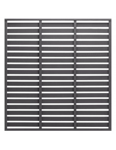 Pannello di Recinzione in WPC 180x180 cm Grigio 2