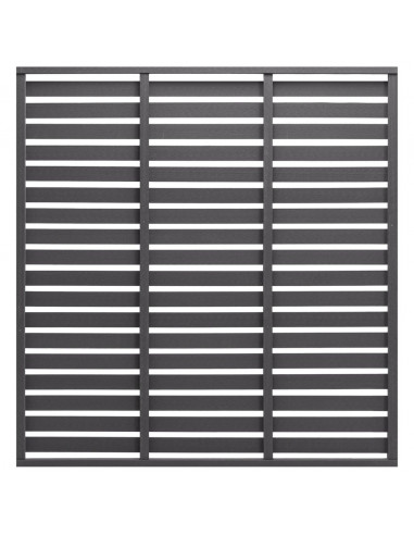 Pannello di Recinzione in WPC 180x180 cm Grigio