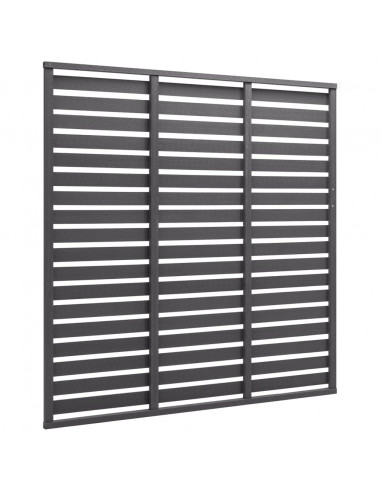 Pannello di Recinzione in WPC 180x180 cm Grigio