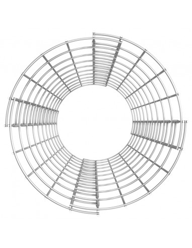 Palo Gabbione Circolare in Acciaio Zincato Ø30x100 cm