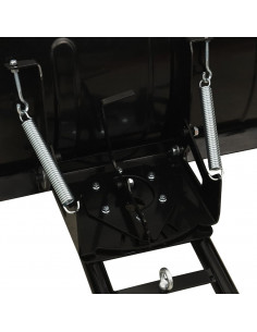 Spazzaneve per ATV 150x38 cm Nero