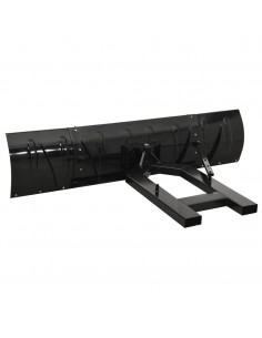 Spazzaneve per Muletto 200x48 cm Nero